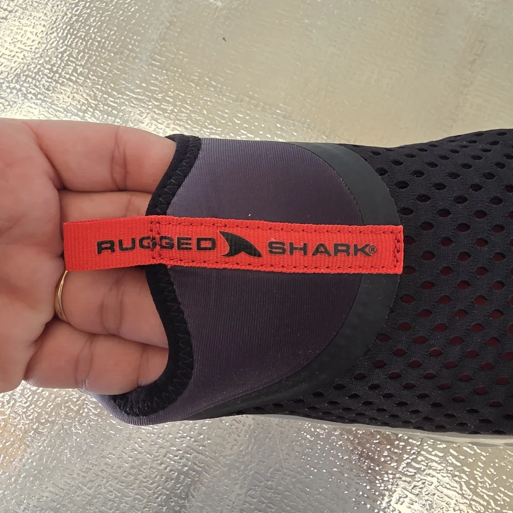 Rugged Shark Boys Water Shoes Mesh Slip-On Sport Beach Active USA 5